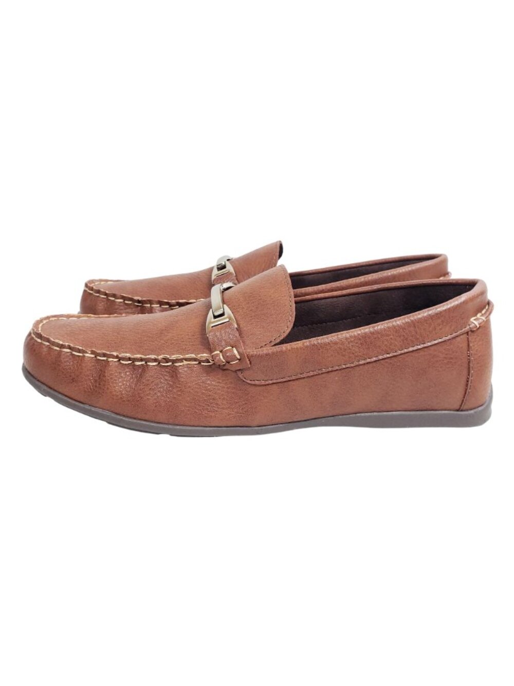 Simply Styled Loafers Men's Size 11 Brown Leather - Picture 4 of 7